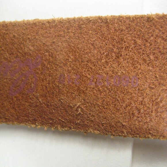 Levi Straus Signature Belt Women Size S 30 In Brown Leather Buckle Studs - Picture 9 of 9